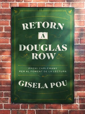 cover image of Retorn a Douglas Row